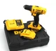 Аккумуляторная дрель-шуруповерт DeWALT DCD791 24В/6 Ач ударный шуруповерт с набором инструментов в пластиковом кейсе - изображение 3