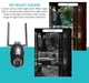 Wifi / IP уличная камера видеонаблюдения INQMEGA ST-381-2M-AI водонепроницаемая с двухсторонним аудио и 4x цифровым зумом - изображение 5