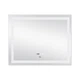 Зеркало Qtap Mideya (DC-F614) 1000х800 с LED-подсветкой Touch, с антизапотеванием, с часами, диммером, регулировка яркости QT2078F614W - изображение 3