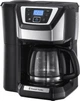 Кавоварка Russell Hobbs крапельна Chester Grind und Brew 1.5л, мелена + зерна, LED-дисплей, кавомолка, чорно-сріблястий - зображення 1