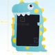 Детский планшет для рисования Writting Board Dino Бирюзовый интерактивный графический развивающий для записей с экраном - изображение 5