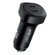 Автомобільний зарядний пристрій ACEFAST B2 72W dual USB-C metal car charger (6974316280361) - зображення 1