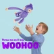 Интерактивная мягкая обезьянка-обнимашка Кики WowWee Fingerlings HUGS - Kiki - изображение 5