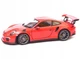 Колекційна металева машинка Порш Porsche 911 GT3 RS WELLY 1:24 Червоний - зображення 3