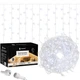 Гирлянда бахрома уличная (наружная) Springos 20 м 500 LED + Flash CL0516 Cold White - изображение 1