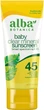 Солнцезащитное средство для малышей Alba Botanica минеральное прозрачное SPF45 85 г (724742010171) - изображение 1