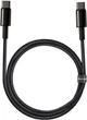 Kabel Baseus Tungsten Gold Kabel do szybkiego ładowania danych Type-C do Type-C 100 W 2 m Czarny (CATWJ-A01) - obraz 2