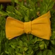 Галстук-бабочка Bow Tie House Basic самовяз желтая двухсторонняя 06531 - изображение 1