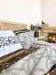 Постільна білизна Woodbury's бязь Пакистан євро комплект W2054 200x220 Сірий з коричневим - зображення 6