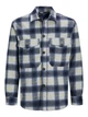 Куртка-рубашка JOROLLIE CHECK SHIRT JACKET LS LN 12198798-Navy Blazer-Detail:/CHECK Jack & Jones XXL Темно-синий - изображение 5