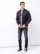 Куртка Jack & Jones JJEACE PUFFER COLLAR STS S Темно-серый 12189878-Asphalt - изображение 4
