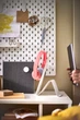 Підставка для планшета та навушників IKEA MÖJLIGHET білий 004.938.46 - зображення 3