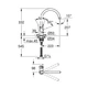 Змішувач Grohe BauClassic OHM sink C-spout EU (31535001) - зображення 3