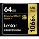 Карта памяти Lexar 64GB Compact Flash 1066x Professional (LCF64GCRB1066) - изображение 1