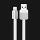 USB кабель Remax Platinum RC-044i Lightning, 1m white - зображення 1