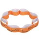 Ленточный эспандер с петлями 95 см Elastiband FitMagic резинка, лента для растяжки, шпагата, фитнеса, пилатеса, Оранжевый - изображение 1