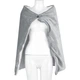 Накидка-плед із підігрівом Lesko 26598 Light Gray - зображення 3