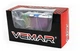 Маска лыжная VEMAR/ Горнолыжные очки защита UV400 прозоре стекло, белая с красно-синим рисунком оправа (633255791-1) - зображення 3