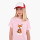 Дитяча футболка для дівчаток Лайк Лиса (Likee Fox) (25186-1033-30) 158-164 см Бавовна Рожевий - зображення 4