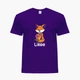 Дитяча футболка для дівчаток Лайк Лиса (Likee Fox) (25186-1033-24) 158-164 см Бавовна Фіолетовий - зображення 1