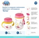 Кружка Canpol babies со складывающейся силиконовой трубочкой и утяжелителем 350 мл Котик Розовая (56/521) - изображение 6
