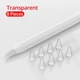 Чохол TPU Goojodoq для наконечника стилуса Apple Pencil (1-2 покоління) (8шт) White - зображення 1
