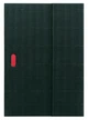 Записник Paper-Oh Ondulo B5 / Лінійка Чорний (9781439791202) - зображення 1