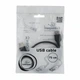 Дата кабель USB 2.0 AM/AF 0.75m Cablexpert (CC-USB2-AMAF-75CM/300-BK) - зображення 4