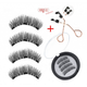 Ресницы накладные на 3 магнитах Magnetic Lashes 24р/3 магнитные + аппликатор - изображение 1