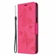 Чехол-книжка с рисунком UniCase Butterfly Pattern для Xiaomi Redmi Note 9 Pro Max / Note 9 Pro / Note 9s - Rose - изображение 4