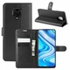 Класичний чохол-книжка Deexe Book Type для Xiaomi Redmi Note 9 Pro / Note 9 Pro Max / Note 9s - Black - зображення 1