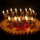Свічки для торта Petit Candles, "Happy Birthday", золоті - зображення 3