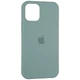 Чехол Fiji Silicone Case для Apple iPhone 12 Pro бампер накладка Full Soft Granny Grey - изображение 1