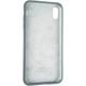Чехол Fiji Silicone Case для Apple iPhone XR бампер накладка Full Soft Granny Grey - изображение 3