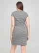 Сукня коротка літня жіноча H&M 0577512_черн.бел.узор. 38 Чорне з білим (KAY2000001264607) - зображення 2