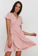 Женское классическое платье на завязку Подіум 27551-ROSEDAWN XXL Розовый - изображение 2