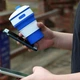 Складна силіконова чашка Collapsible. Синя - зображення 4