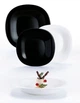Сервиз столовый Luminarc Carine Black&White 18 предметов (N1489) - изображение 1