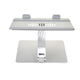 Металева підставка для ноутбука STR Aluminum Laptop Stand (E8) - Silver - зображення 6