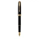 Ручка перьевая Parker SONNET 17 Matte Black Lacquer GT FP F (84 811) - изображение 1