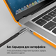 Чохол-накладка Fruct ProNW13 для MacBook Pro 13 (2016-2022 M2) Матовий Orange - зображення 4