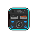 ФМ модулятор Terra BT22, вольтметр, зарядка QC3.0, Bluetooth 5.0, громкая связь, подсветка RGB - изображение 3