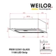 Вытяжка weilor pbsr 52301 glass bl 1100 led Strip - изображение 9
