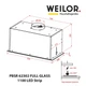 Витяжка weilor pbsr 62302 full glass fbl 1100 led Strip - зображення 10