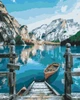 Картина по номерам Лодка у озера Брайес (BS29450) Brushme 40x50 см - изображение 1