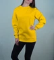 Свитшот женский джемпер XL Желтый - изображение 1