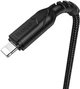 Интерфейсный кабель Hoco X59 2.4A USB - Lightning (iPhone 5 6 7 iPad) 1m Black (25117) - изображение 3