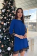 Женское платье с кружевной отделкой 10433 KML XXL (52) Cиний (K - 10433 E) - изображение 1