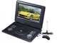 Портативный DVD проигрыватель Portable NS-1129 поворотный экран 13,8 дюймов встроенный TV и FM-тюнер USB/SD/MMC Black - зображення 1