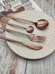 Набор столовых приборов "Munich" Rose Gold 4 прибора (без коробки), Palermo (46073007) - изображение 4
